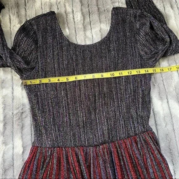 & OTHER STORIES Frills And Glitter Dress Size 10 - Picture 5 of 11